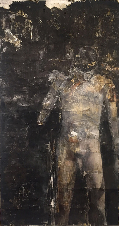 Drawing & Collage - Looking Down