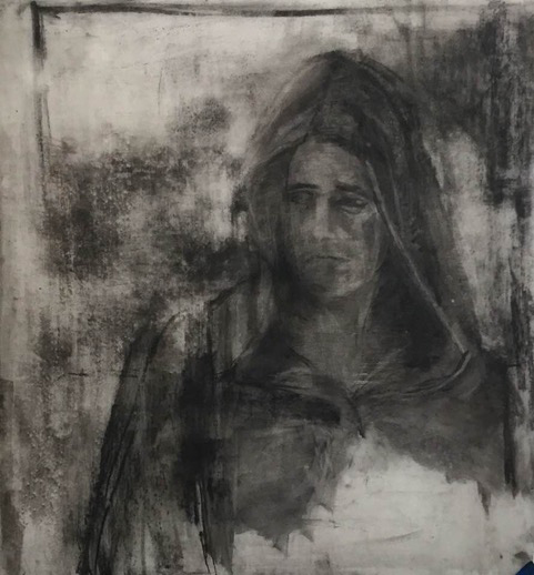 Drawing & Collage - The Priest