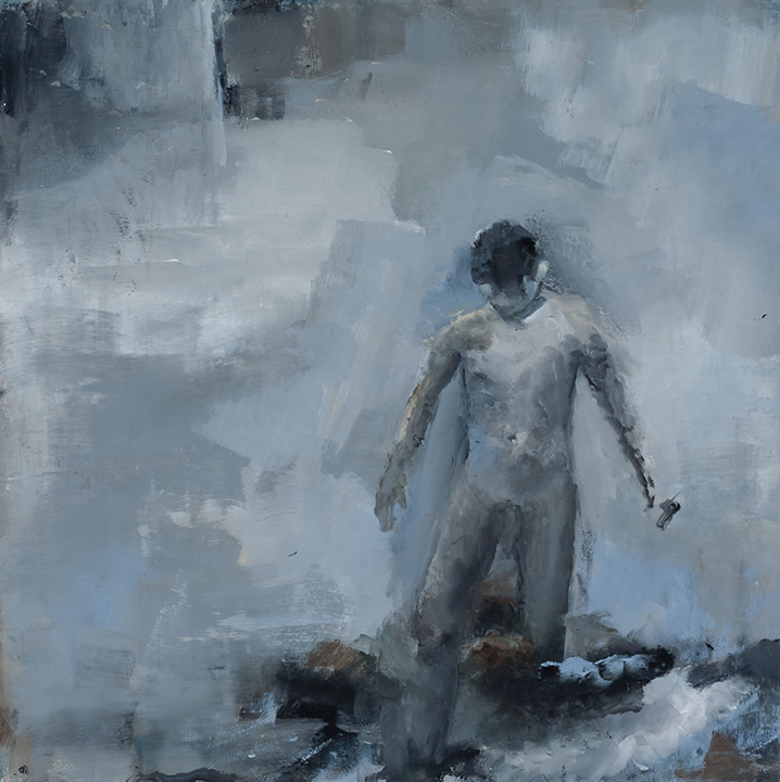 Painting — Boy Who Walks in Water